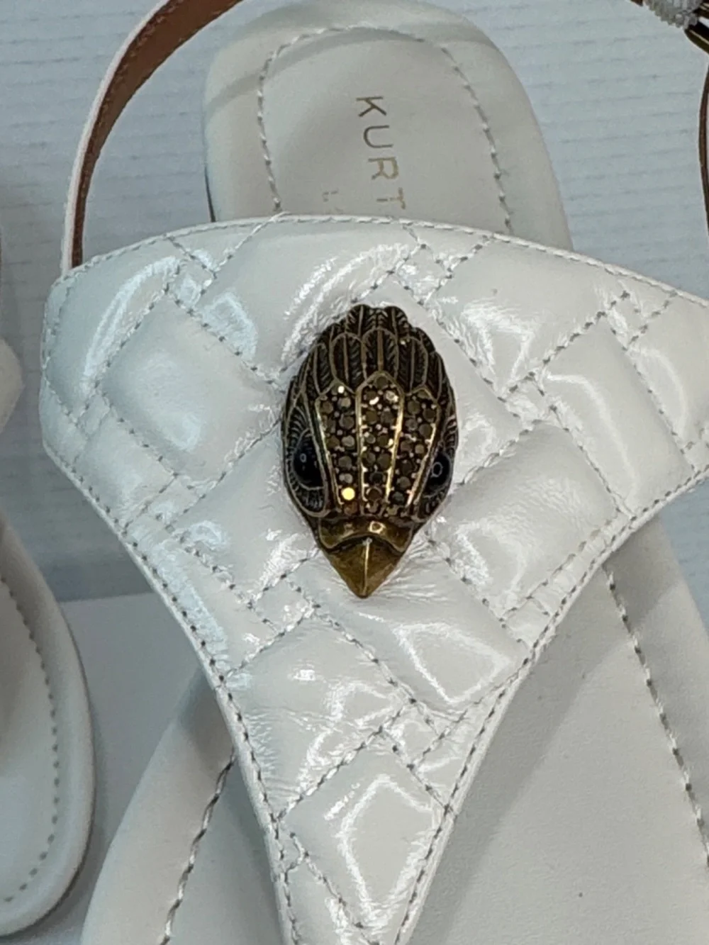 Kurt Geiger London Kensington Sparkle Sandals -NEW Ladies EU 37